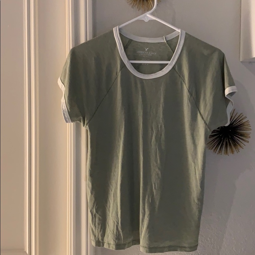Light green top